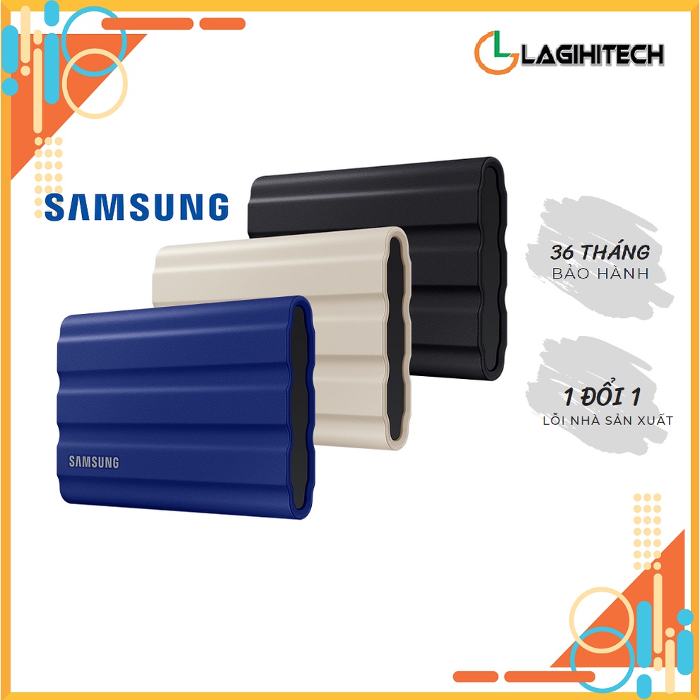 Ổ Cứng Di Động Portable SSD Samsung T7 Shield 1TB /2TB/4TB USB 3.2 Gen 2 - Bảo Hành 3 NĂM | Shopee Việt Nam