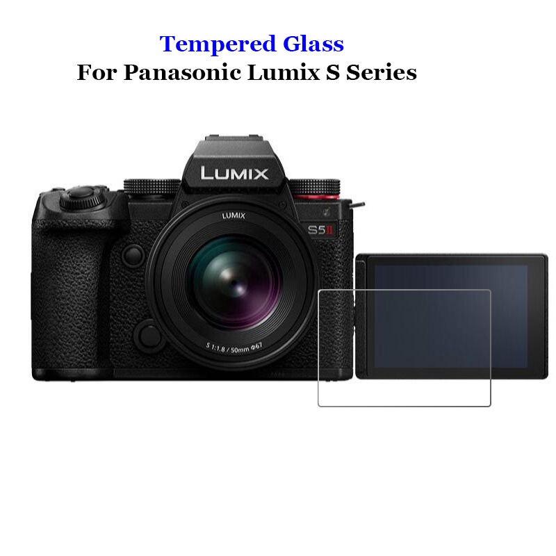 Dành Cho Panasonic Lumix S5 S5 Mark IIX DC-S5GK-K S1 S1R S1H Camera Kính Cường Lực 9H 2.5D Màn Hình LCD Bảo Vệ Chống Cháy Nổ Phim Cường Lực Bảo Vệ | Shopee Việt Nam