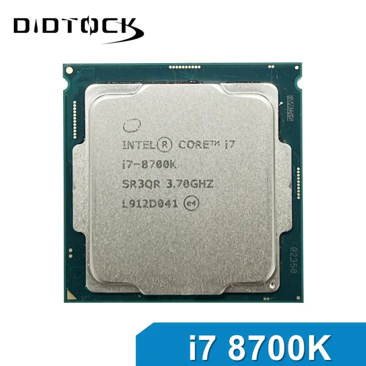 Intel | Intel Core i7 8700K CPU 3.7Ghz LGA 1151 Quad Core SR3QR Desktop Processor