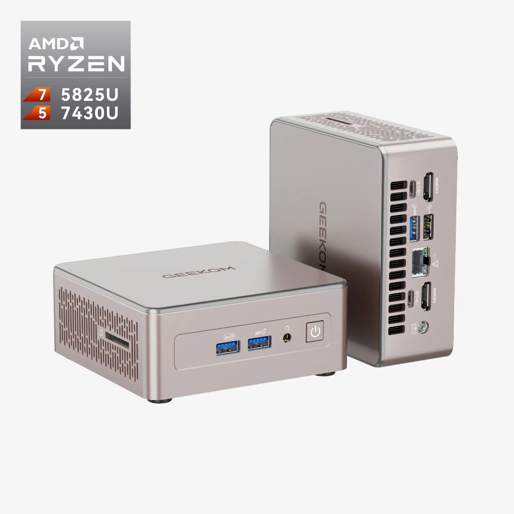 GEEKOM A5 Mini PC 2025 Edition R5-7430U 16GB RAM + 512GB SSD | Shopee Việt Nam