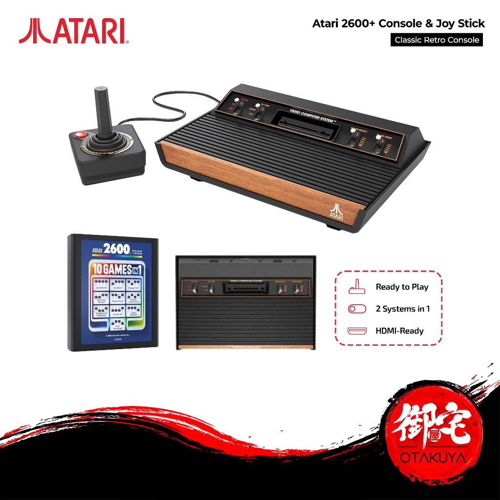 【8.8 SALE】Atari 2600 Classic Retro Console & Joy Stick | Shopee Malaysia