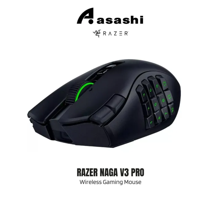 Razer Naga V3 Pro Wireless Gaming Mouse Ergonomic RGB High Precision Sensor Multi Button MMO Gaming Mouse | Lazada Malaysia