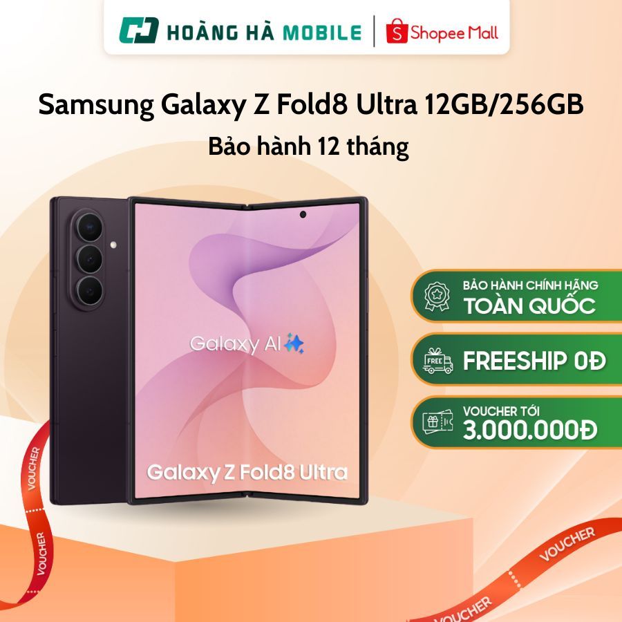 Điện thoại di động Samsung Galaxy Z Fold8 Ultra 12GB/256GB - Chính hãng | Shopee Việt Nam