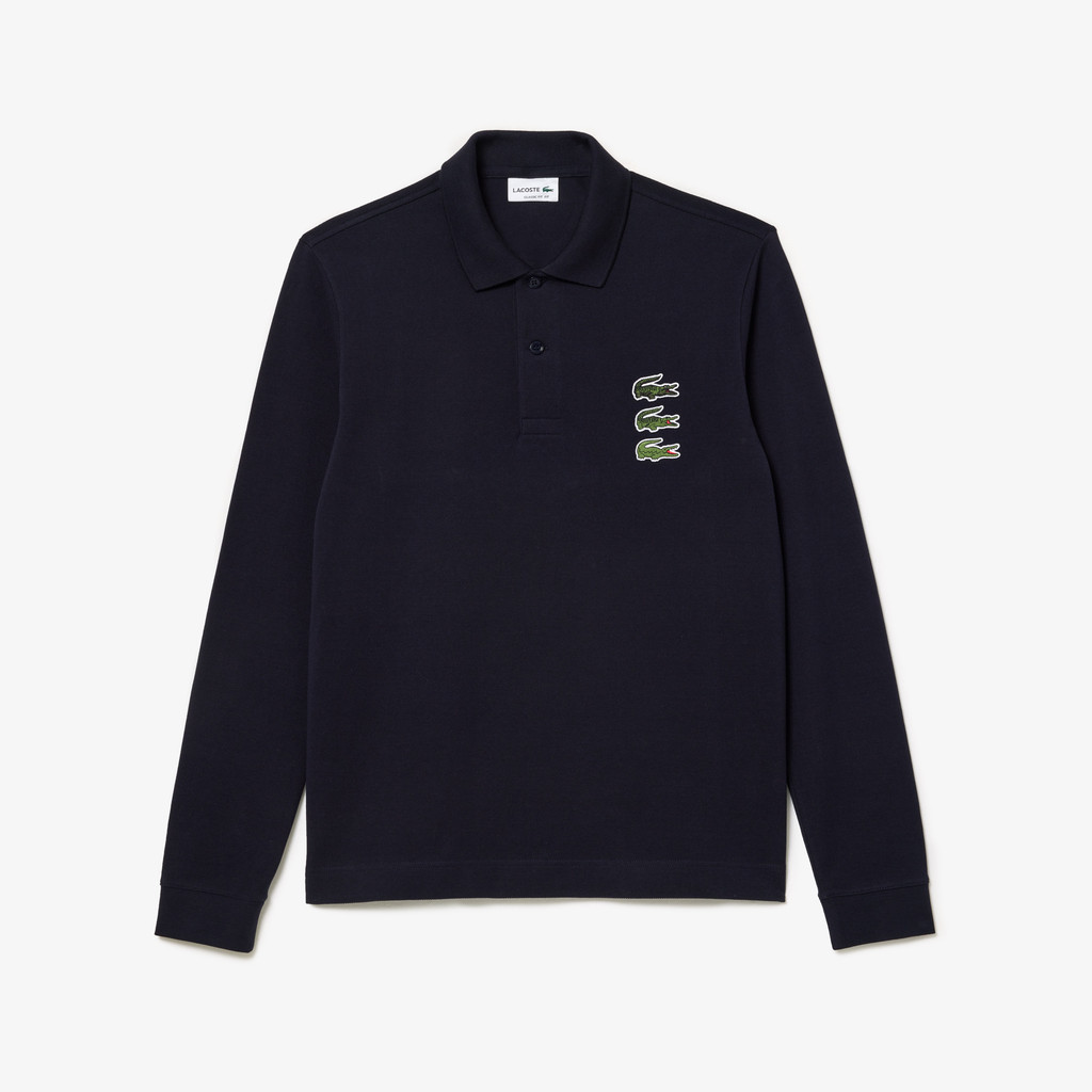 Áo Polo Lacoste Nam L.12.12 Original Dài Tay Họa Tiết Nhãn Hiệu | Shopee Việt Nam