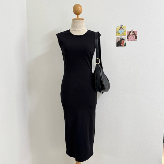 ZARA (size S) Black Long Dress | Shopee Malaysia