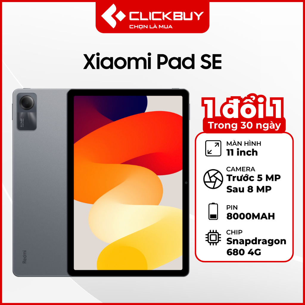 Máy tính bảng Xiaomi Redmi Pad SE 6GB 128GB Chính Hãng | Shopee Việt Nam