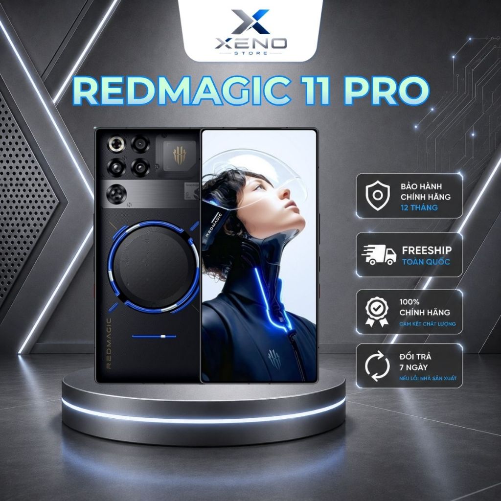 Điện thoại REDMAGIC 11 PRO 5G RAM 16GB ROM 512GB Xám chip Snapdragon 8 Elite Gen 5 - BH 12 Tháng | Shopee Việt Nam
