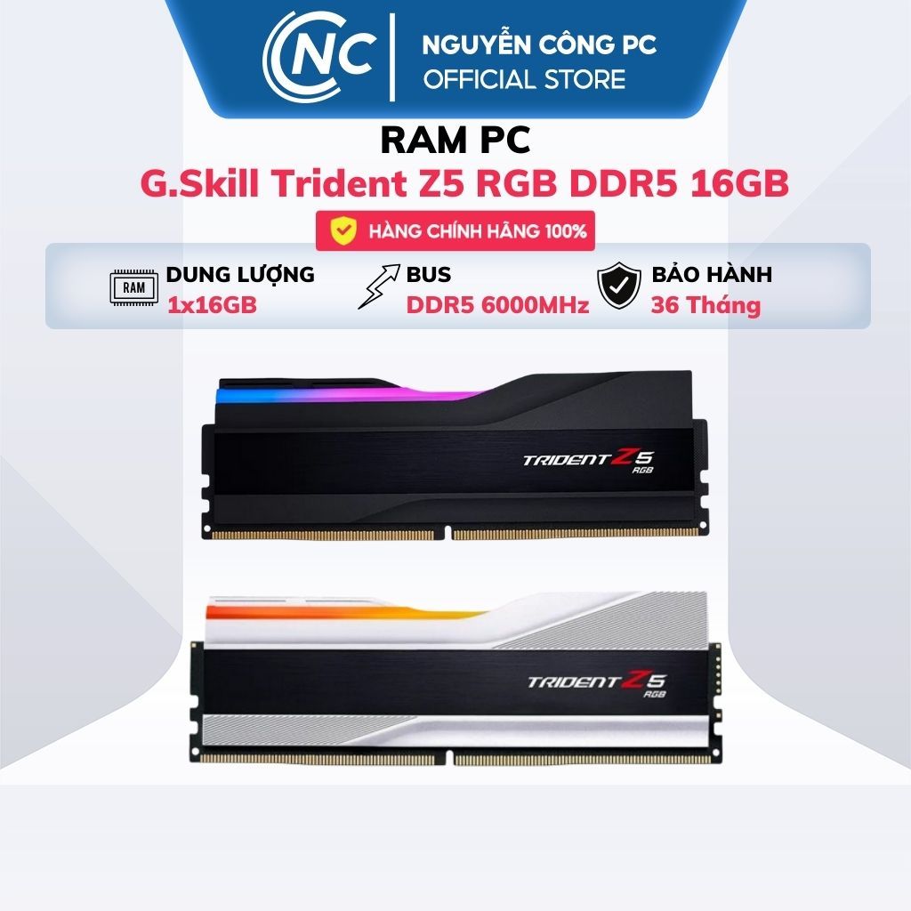 RAM G.Skill Trident Z5 RGB DDR5 16GB -BH 36 tháng | Shopee Việt Nam