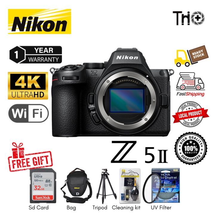 Nikon Z5 II Z5ii Mirrorless Camera 24.5MP FX-Format UHD 4K 5-Axis Sensor ( 1 Year Warranty )