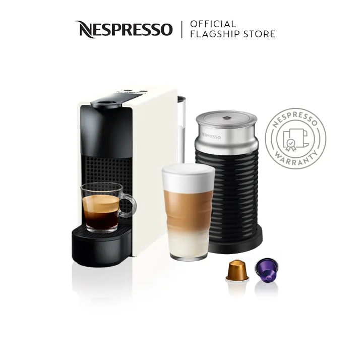 Nespresso Essenza Mini Capsule Coffee Machine | Includes Aeroccino Milk Frother | Ultra‑Compact & Modern Design for Everyday Coffee | C Range | Lazada Malaysia