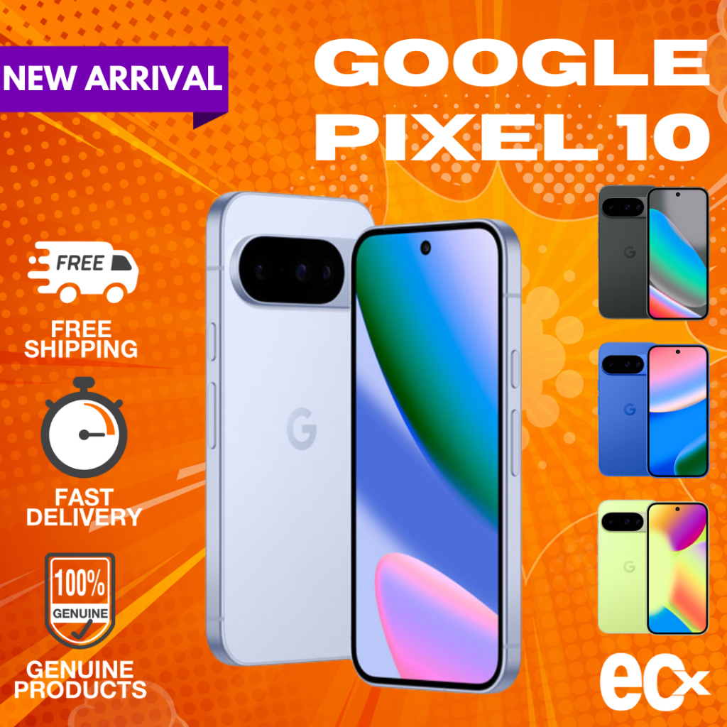 Google Pixel 10 – Tensor G5 Chip, 6.3" 120Hz Actua Display, Gemini AI, 12GB RAM – 128GB/256GB | Shopee Malaysia