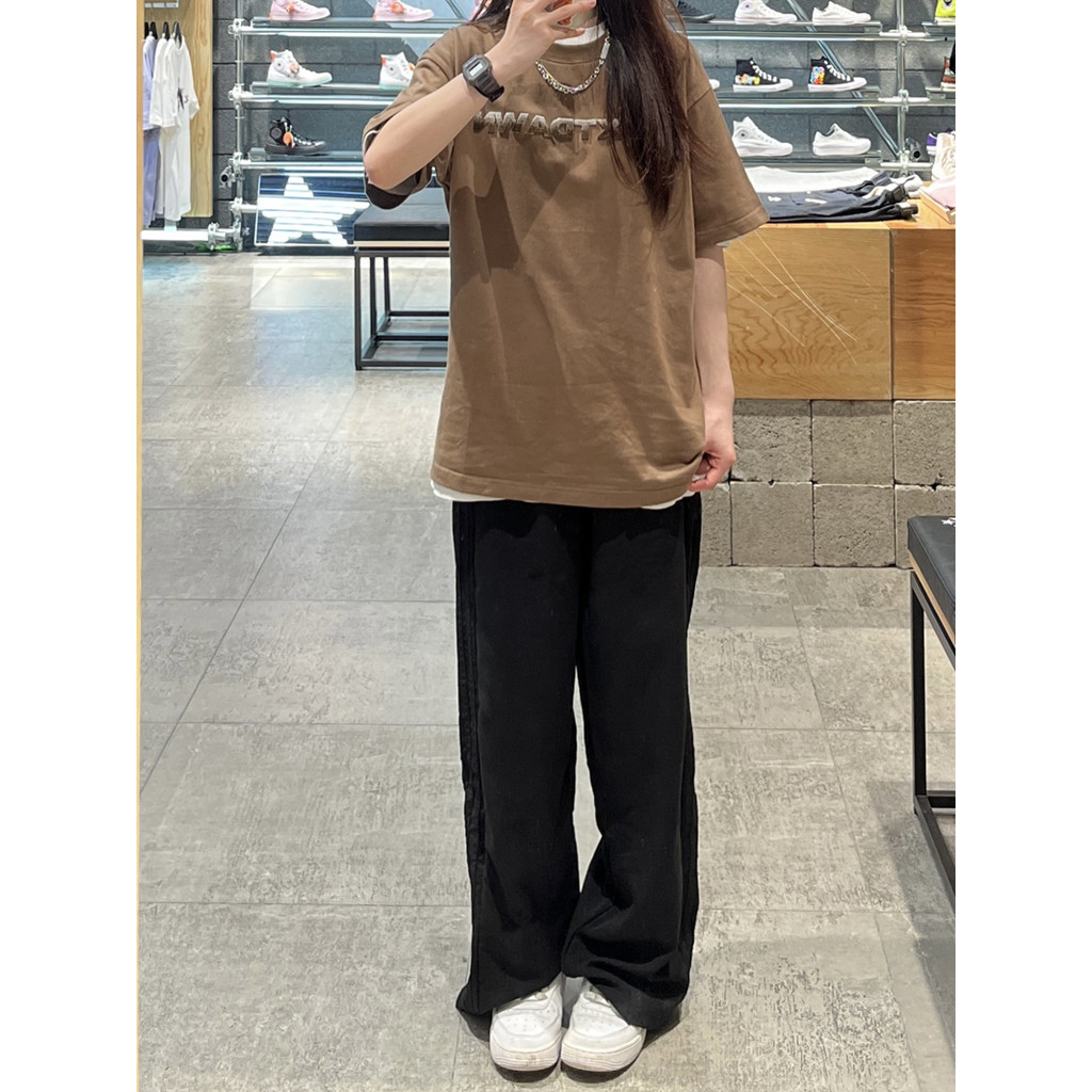 Ovesize S-4XL Summer Side Striped Casual Trousers Wide Leg Trousers | Shopee Malaysia