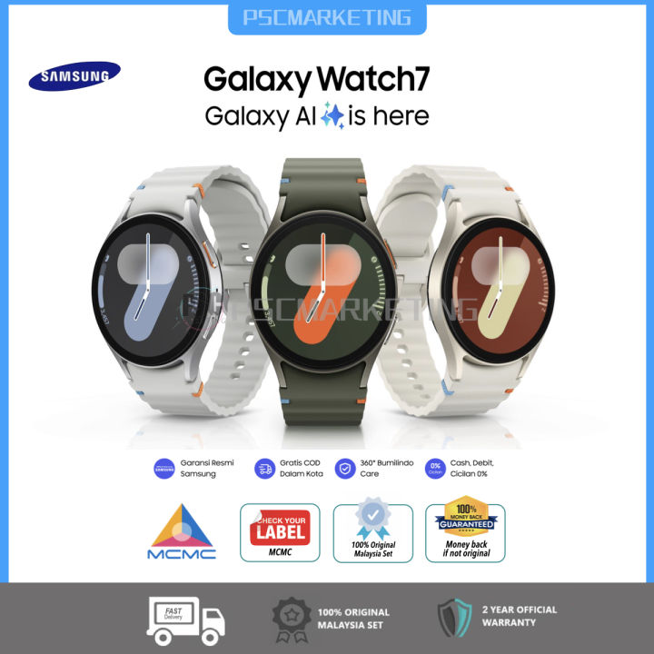 Samsung Galaxy Watch 7 (40mm/44mm) Smart Watch Bluetooth compatible | Lazada Malaysia