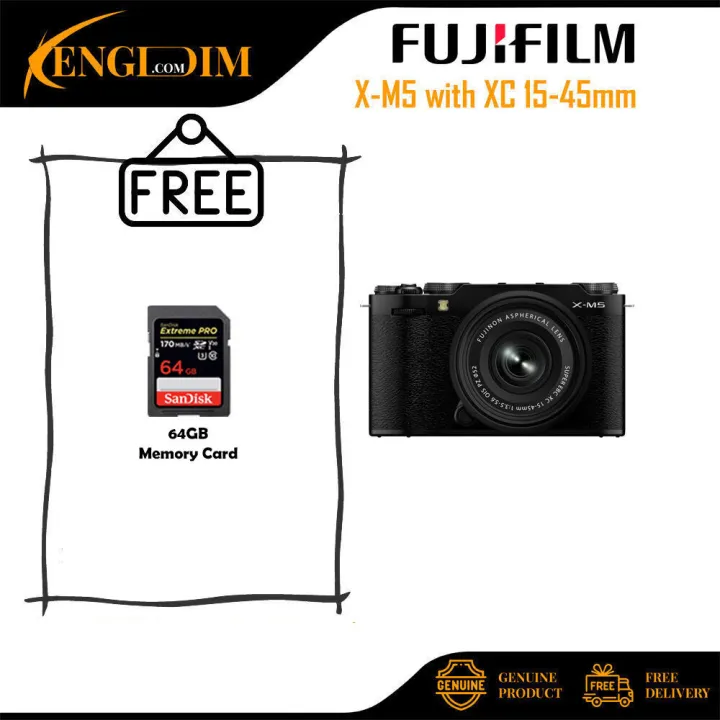 FUJIFILM X-M5 Mirrorless Camera | Lazada Malaysia