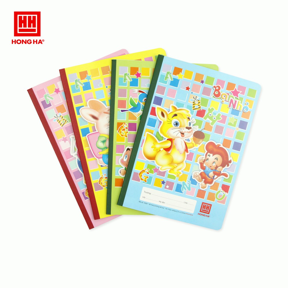 Vở Hồng Hà 4 ô ly 48 trang School Bạn Nhỏ (0509) #hongha oli | Shopee Việt Nam