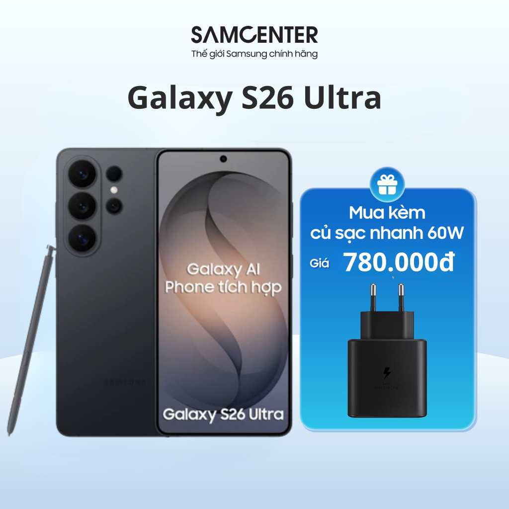 [*] Samsung Galaxy S26 Ultra 12GB/256GB Chính Hãng | Shopee Việt Nam