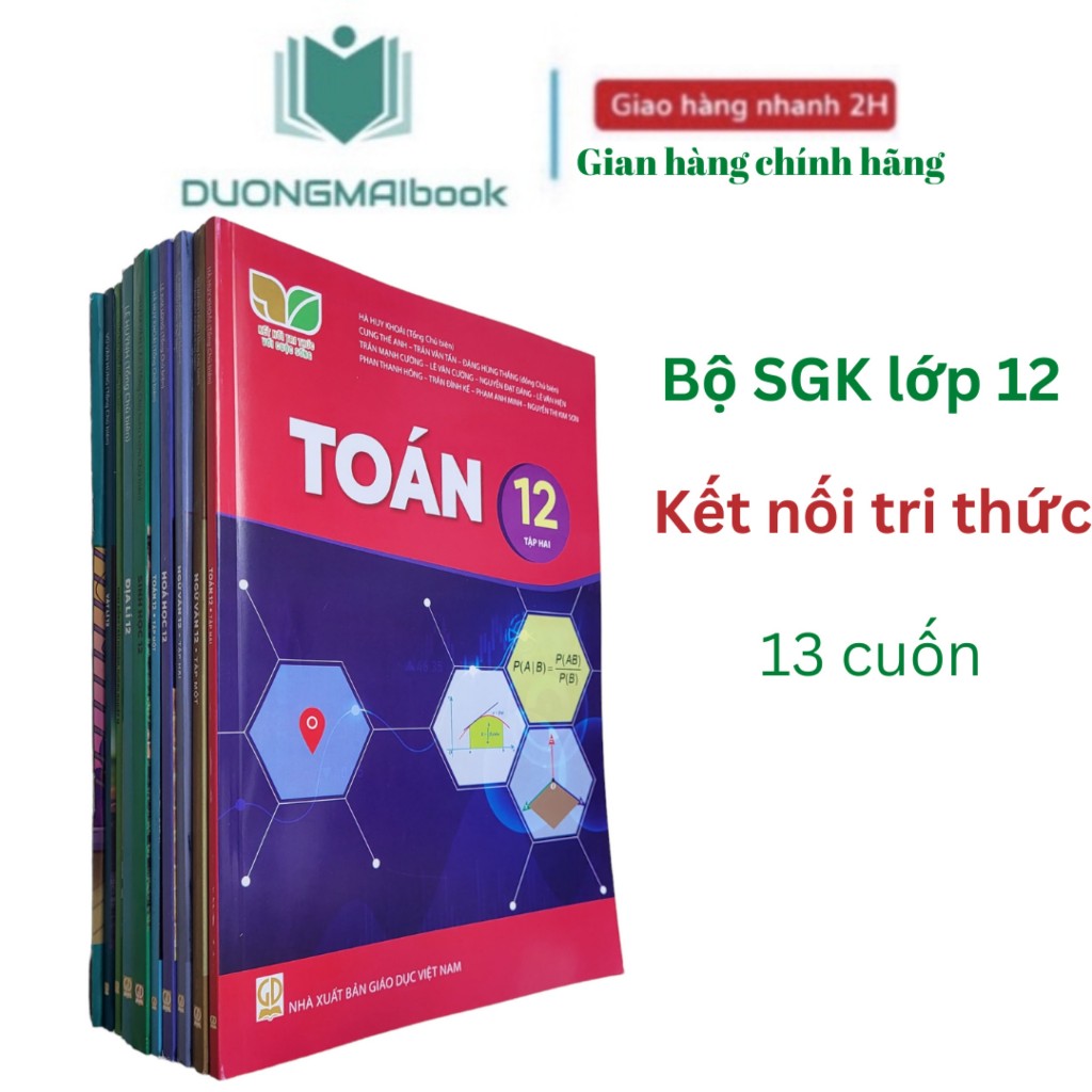 (Sẵn giao ngay) Sách - Bộ sách giáo khoa lớp 12 (Kết nối tri thức với cuộc sống) | Shopee Việt Nam