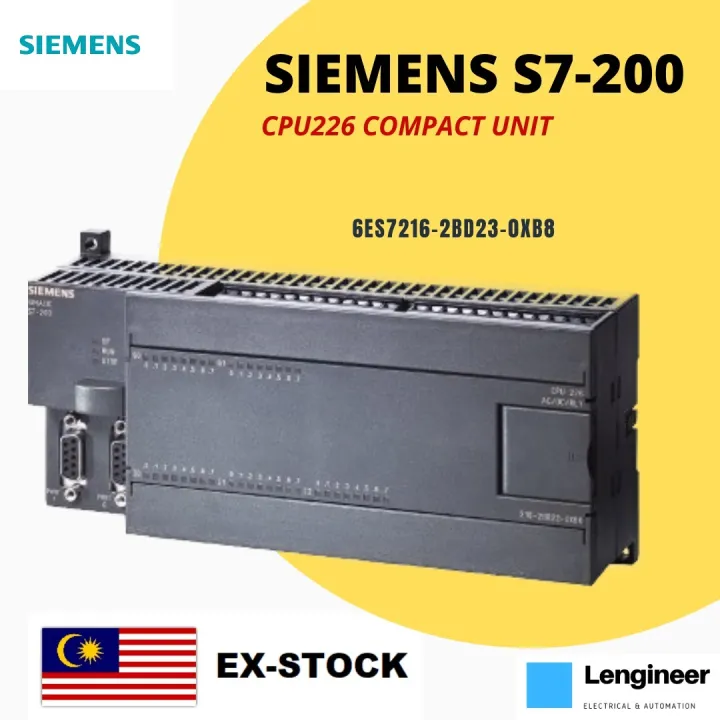 Siemens PLC S7-200 ,CPU 226 Compact Unit, 6ES7216-2BD23-0XB8 | Lazada Malaysia