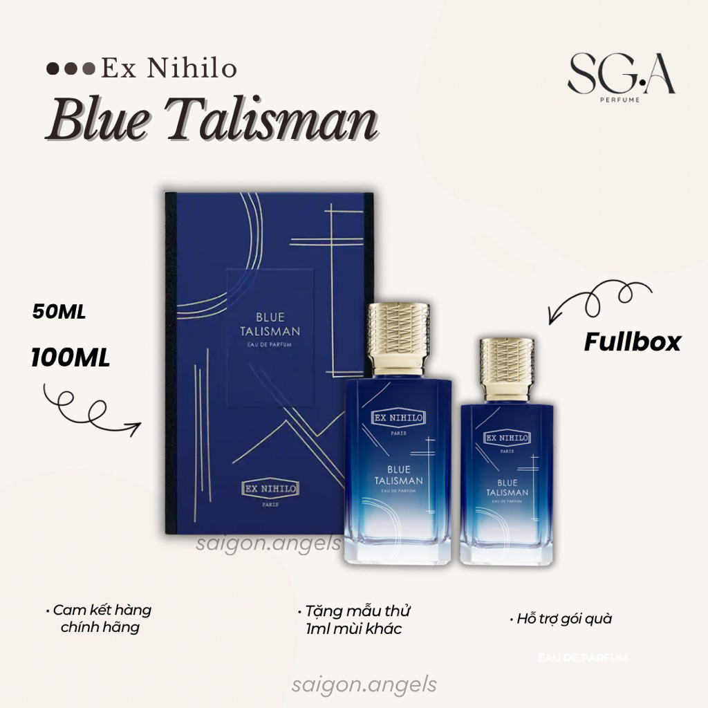 Nước Hoa Ex Nihilo Blue Talisman • Fullbox 50 -100ml | Shopee Việt Nam