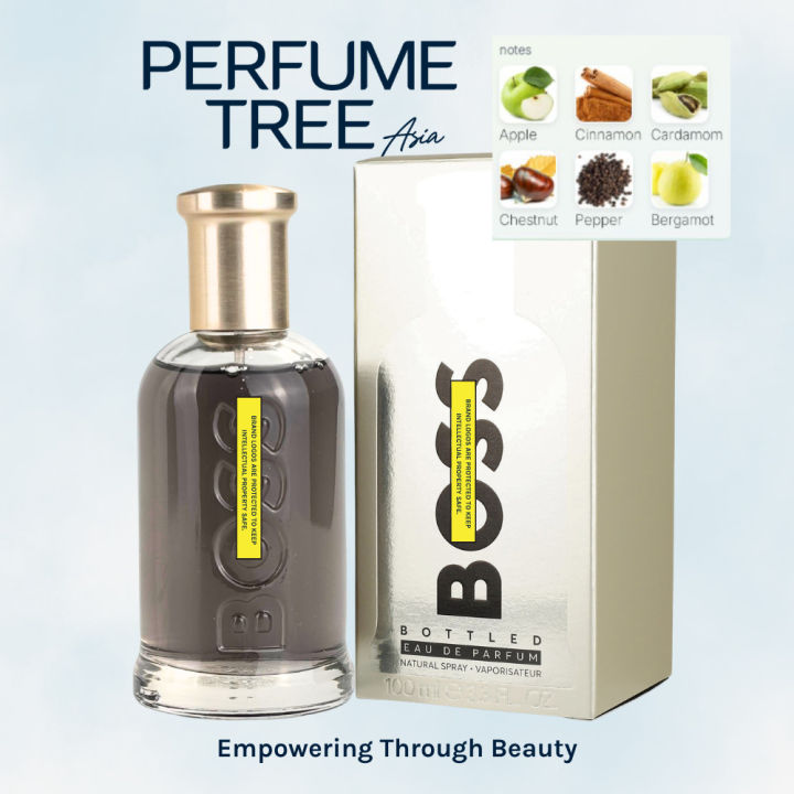 Boss Bottled Eau De Parfum EDP Men Perfume Apple Spicy Woody Perfume Original Perfume Long Lasting Perfume Hugo