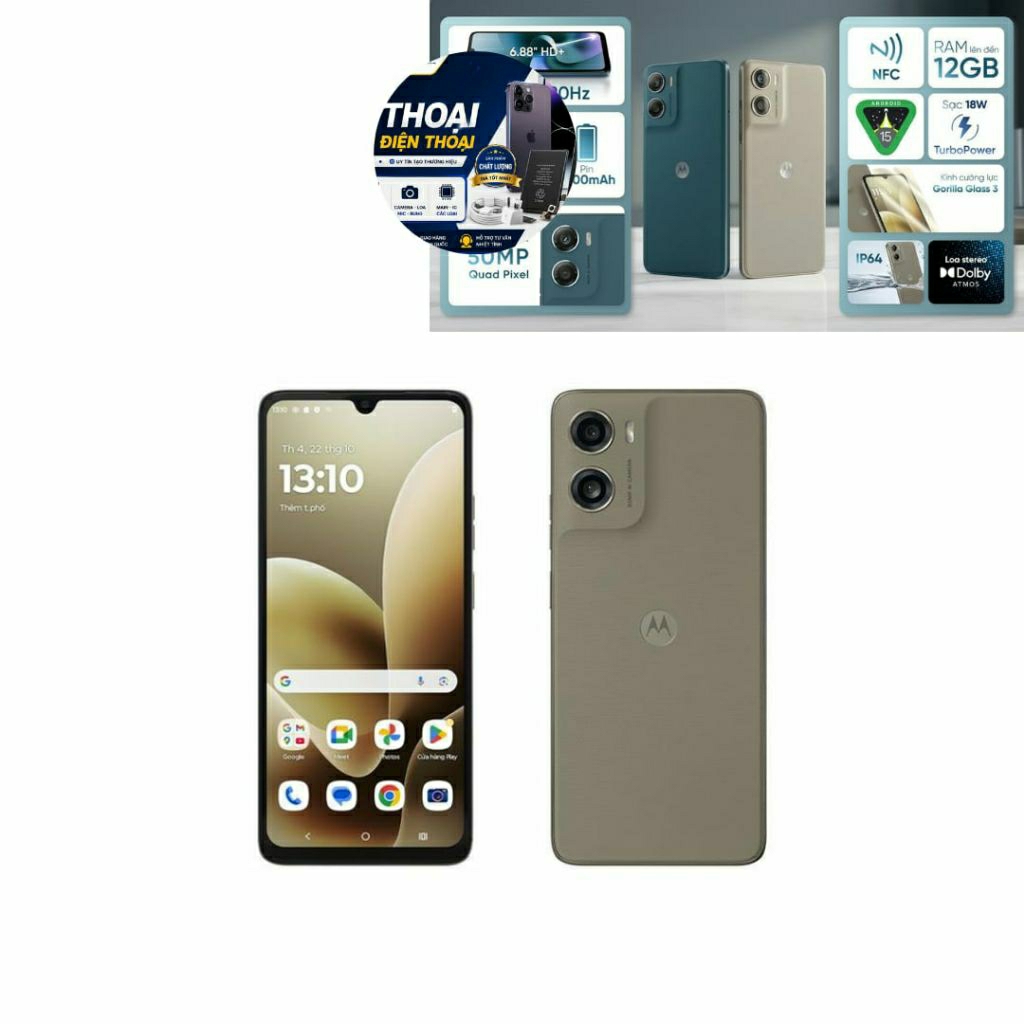 Motorola G06 Power 4GB/128GB | Pin khỏe, hiệu năng ổn định | Hàng 99% bảo hành 12 tháng | Shopee Việt Nam