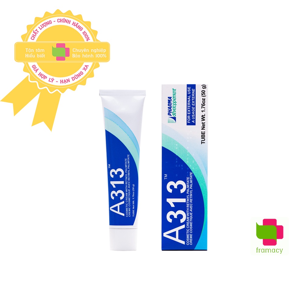 Kem A313 Pommade Retinol, Pháp (50g dạng mỡ) giảm mụn, xóa mờ vết thâm, giảm lão hóa hiệu quả | Shopee Việt Nam