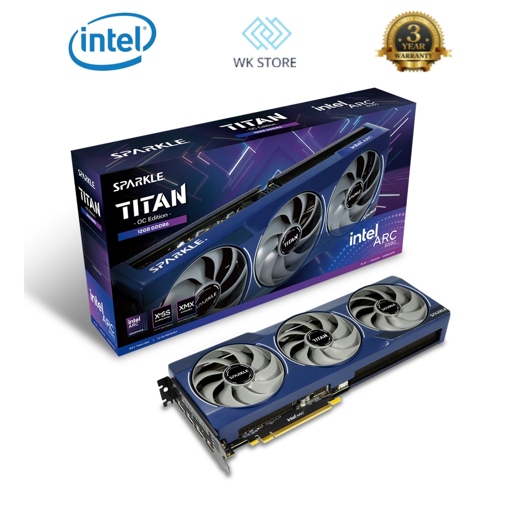 VGA Sparkle Intel ARC B580 TITAN OC | 12GB GDDR6 Mới BH 36T | Shopee Việt Nam