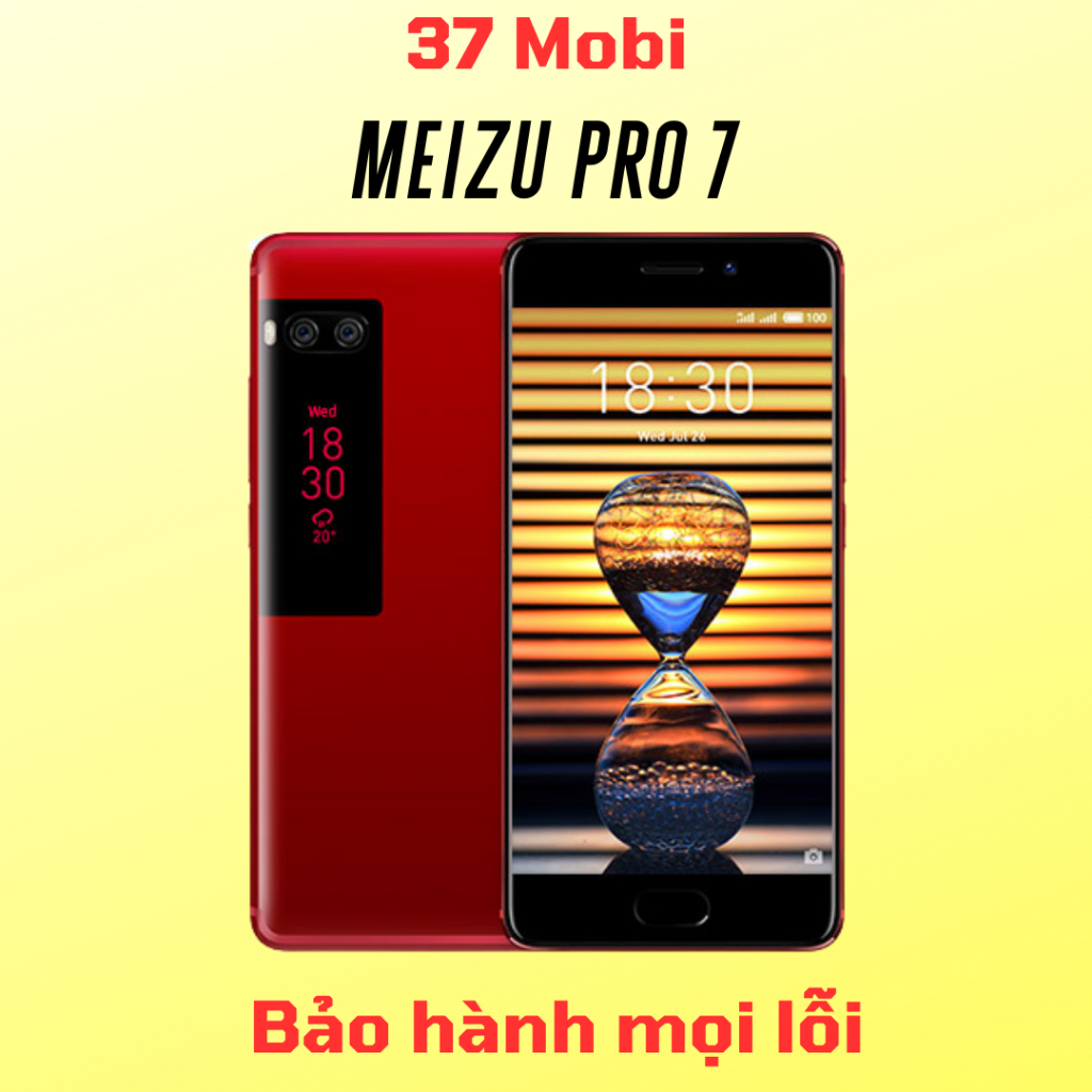 [Máy Cũ] Điện thoại Meizu Pro 7 RAM 4G+64G Có 2 Màn hình Amoled - Helio P25 | Shopee Việt Nam