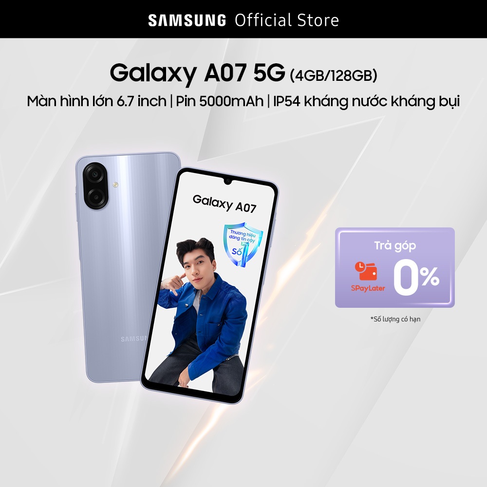 Điện thoại Samsung Galaxy A07 5G (4+128GB) | Shopee Việt Nam