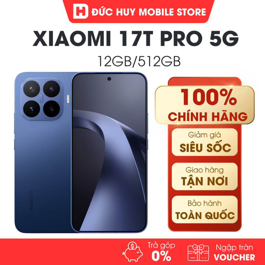 Điện Thoại Xiaomi 17T Pro 12GB/512GB Chính Hãng | Shopee Việt Nam