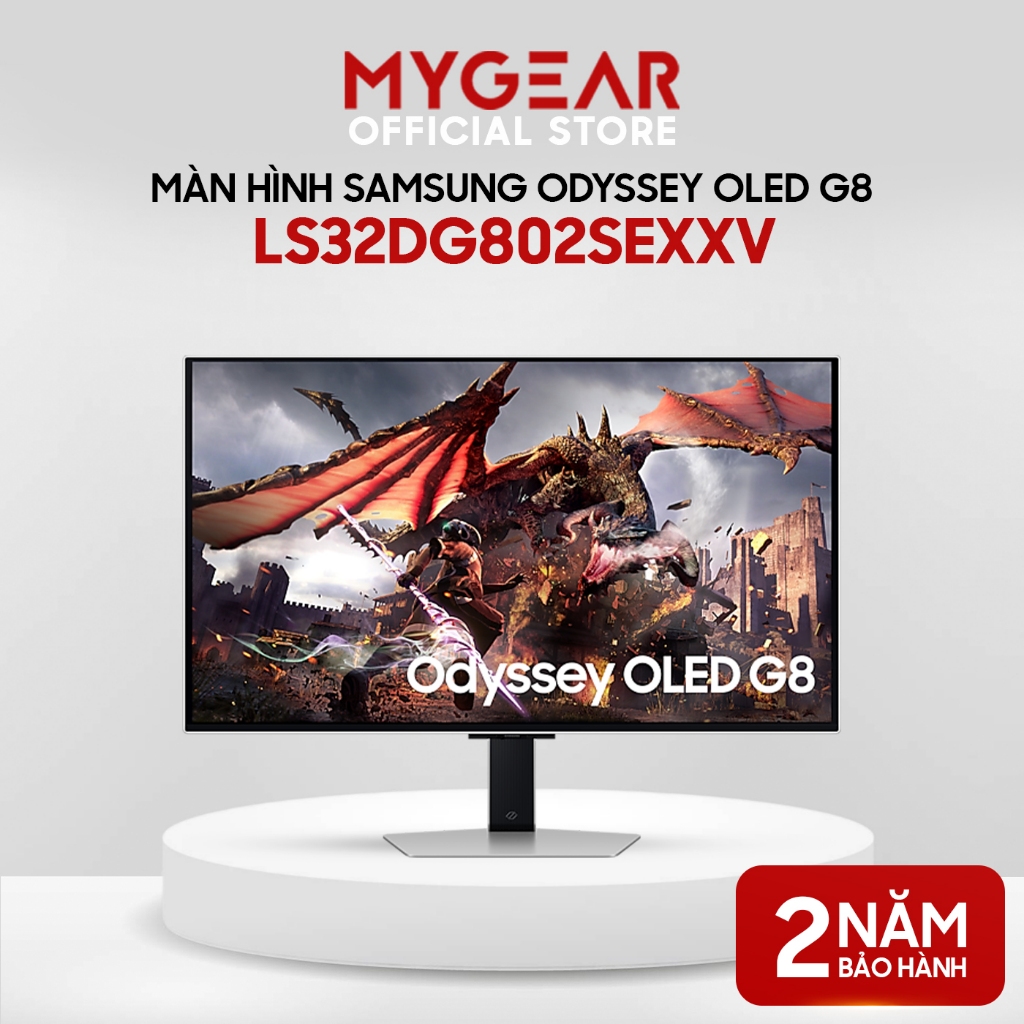 Màn hình Samsung Odyssey OLED G8 G80SD LS32DG802SEXXV 32 inch 4K OLED 240Hz 0.03ms - Chính Hãng | Shopee Việt Nam