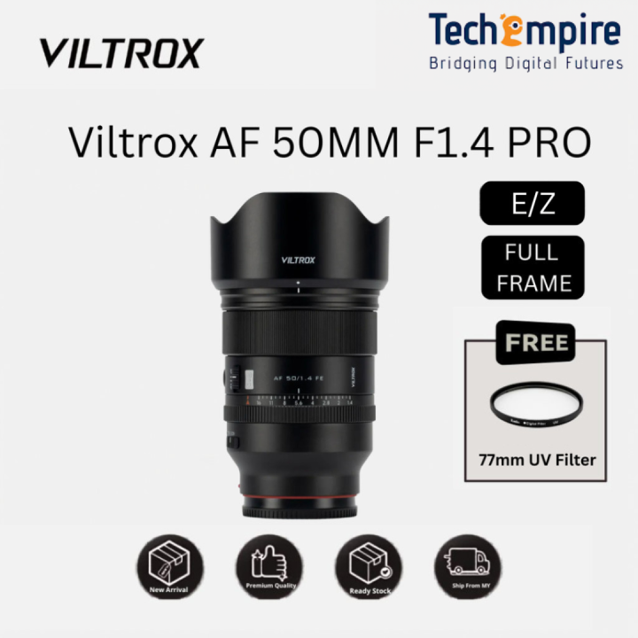 Viltrox AF 50mm F1.4 Pro Full-Frame Auto Focus Lens for Sony E Mount /Nikon Z Mount | Lazada Malaysia