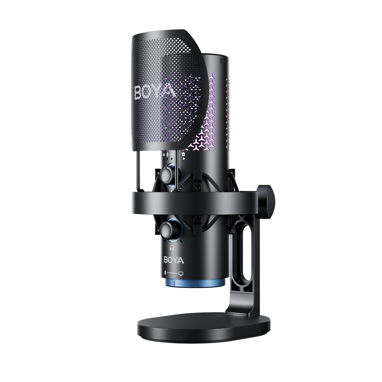 BOYA K5 Micro Tụ Micro Không Dây Micro Để Máy tính USB Micro Podcast Cho PC Android Chơi chơi trực tiếp Live