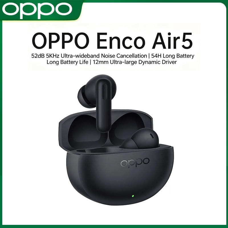 OPPO Enco Air5 True Wireless Earbuds 54H Long Battery Life 52dB Noise Cancellation Waterproof Low Latency Gaming | Shopee Malaysia