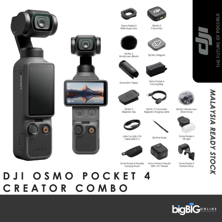 DJI Osmo Pocket 4 DJI Osmo Pocket 4P Creator Combo