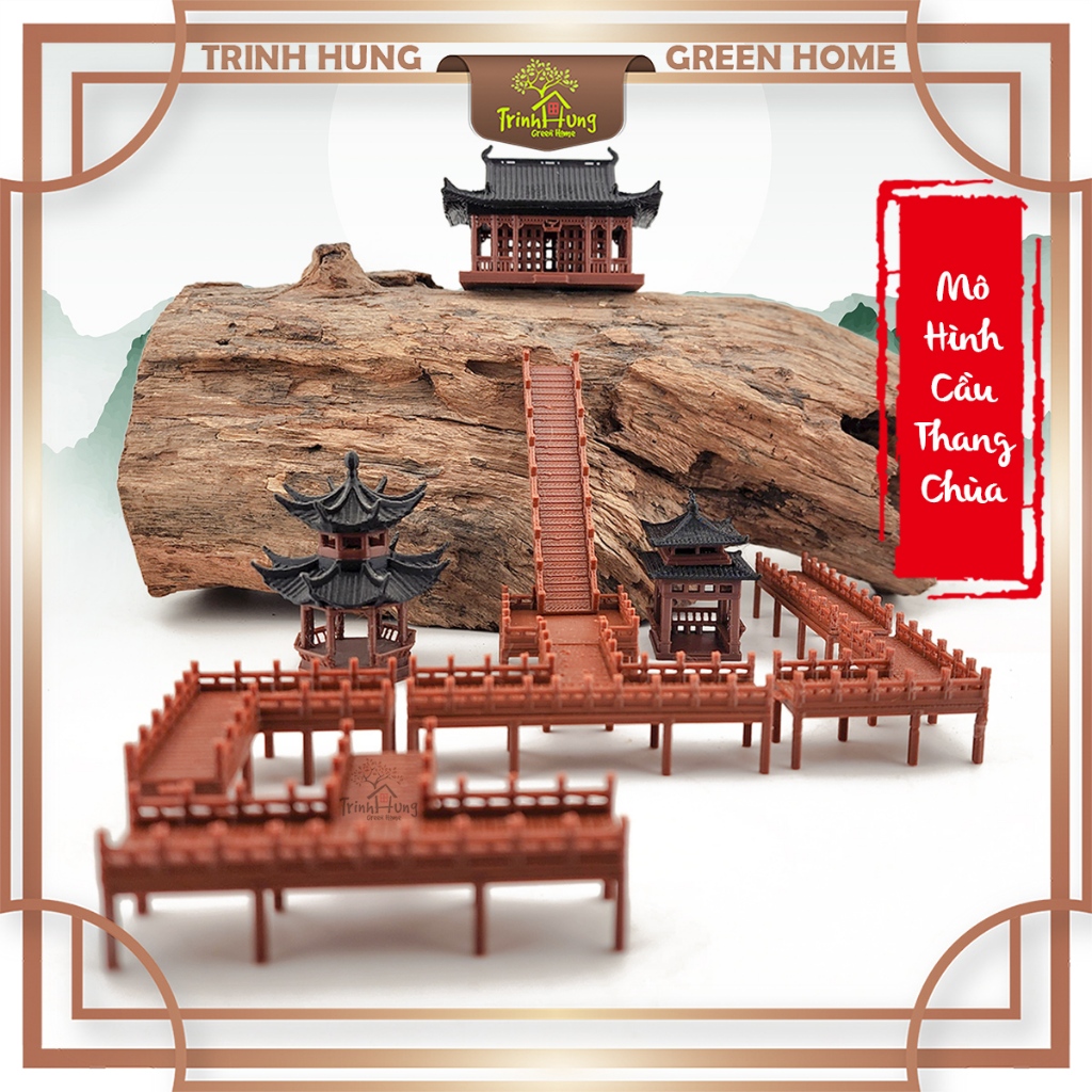 Mô hình bộ cầu thang chùa in 3D - trang trí tiểu cảnh, bán cạn, terrarium | Shopee Việt Nam