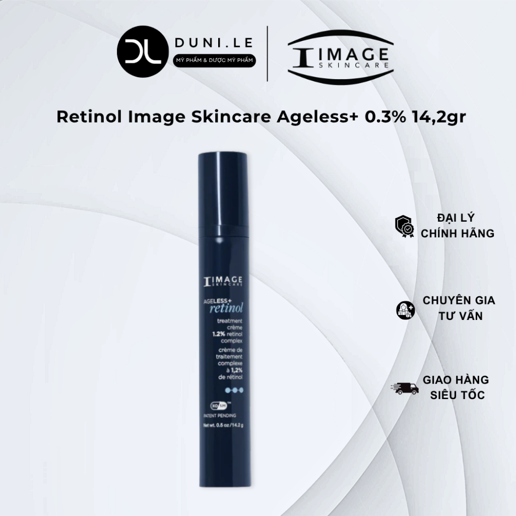 Retinol Image Skincare Ageless+ Retinol - Overnight Masque 0.3% 14,2gr Retinol Complex Travel Size | Duni Le Cosmetics | Shopee Việt Nam