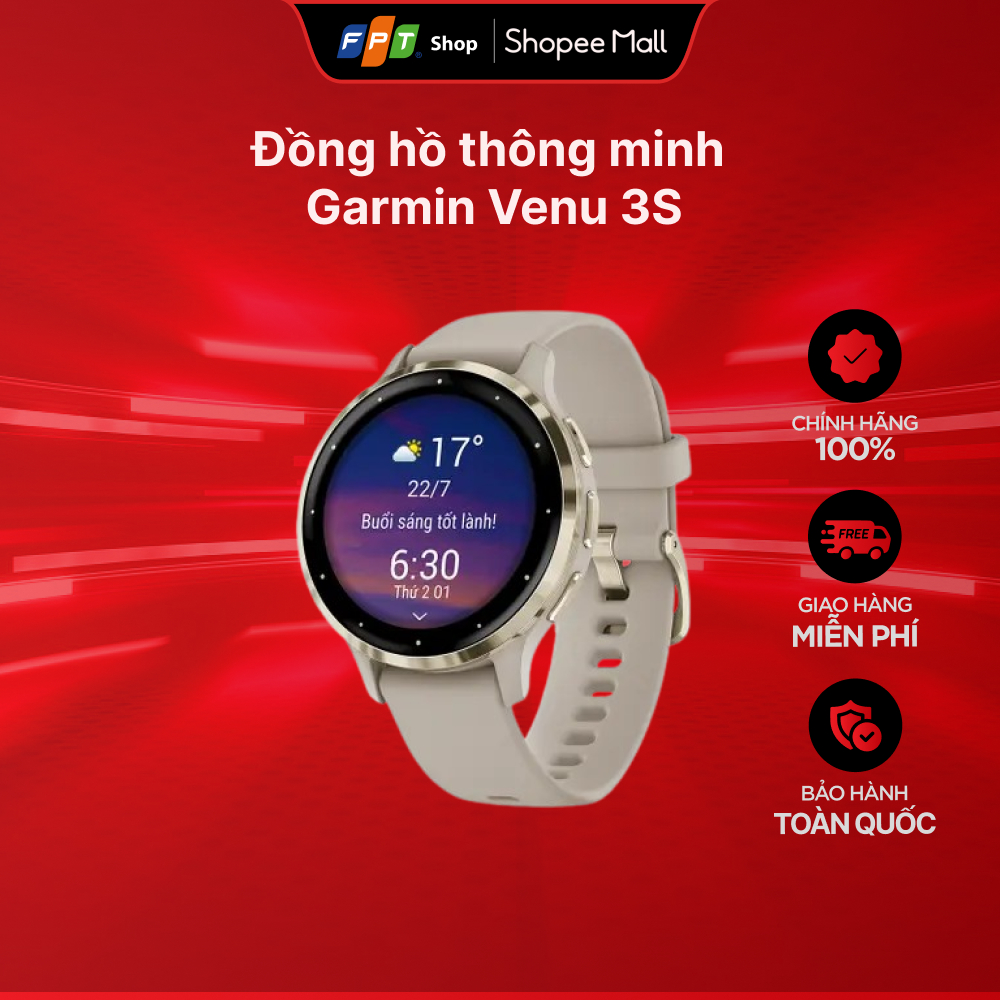 Đồng hồ thông minh Garmin Venu 3S | Shopee Việt Nam