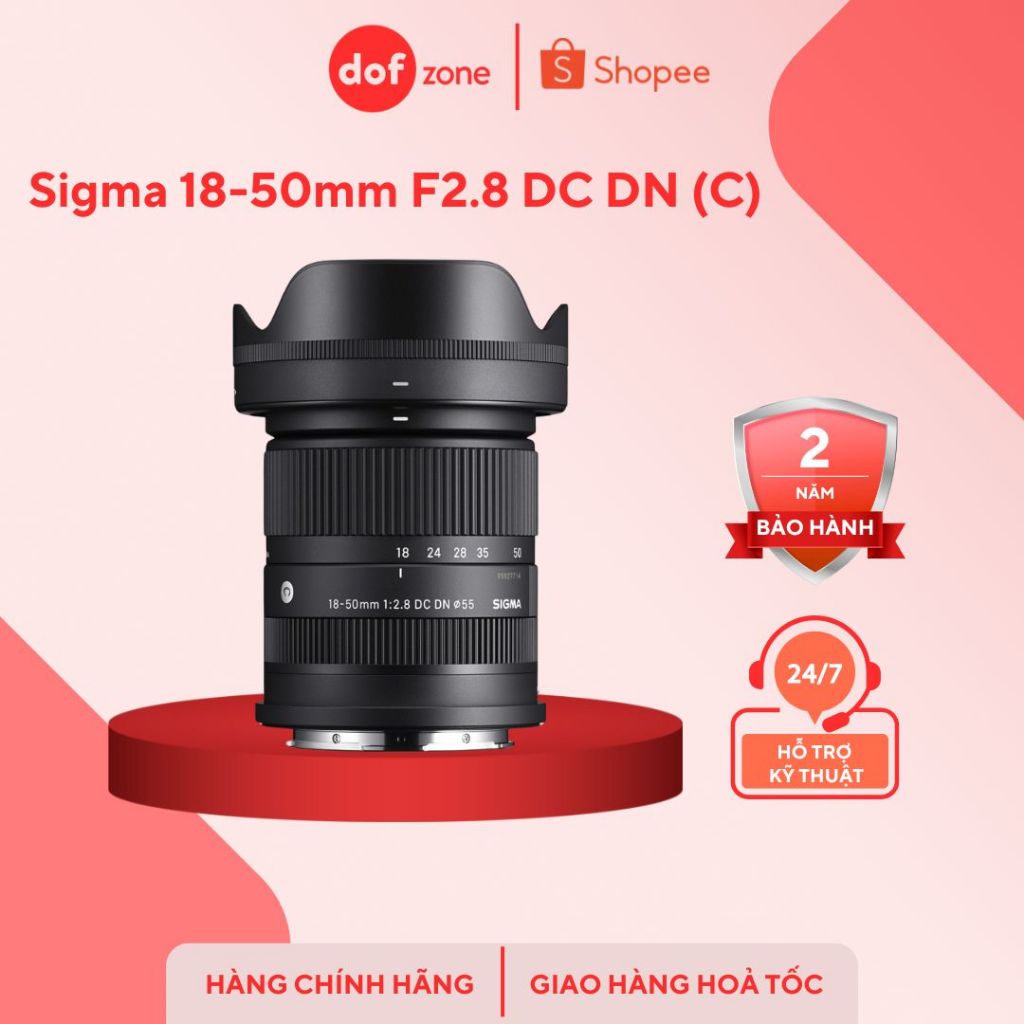 Ống kính Sigma 18-50mm F2.8 DC DN (C) Hàng chính hãng - BH 24 tháng | Shopee Việt Nam