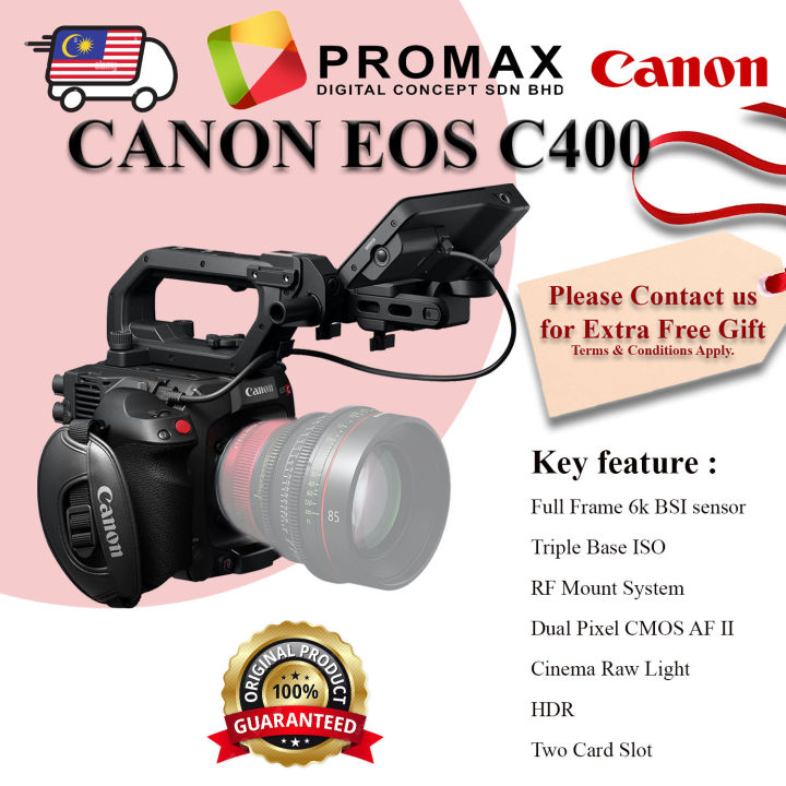 CANON EOS C400 - a workhorse across cinema, live broadcast, and virtual production. | Lazada Malaysia