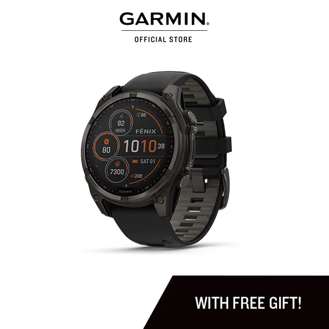 Garmin Fenix 8 - Sapphire Glass with SOLAR Premium Smartwatch Multisport GPS | Lazada Malaysia