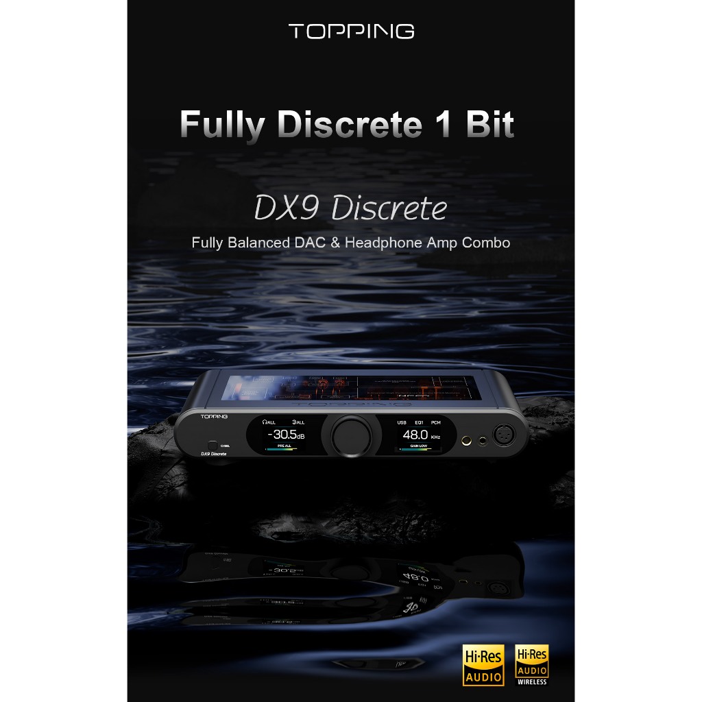 TOPPING DX9 Discrete Fully Balanced DAC Soundcard & Headphone AMP màu Black | Shopee Việt Nam