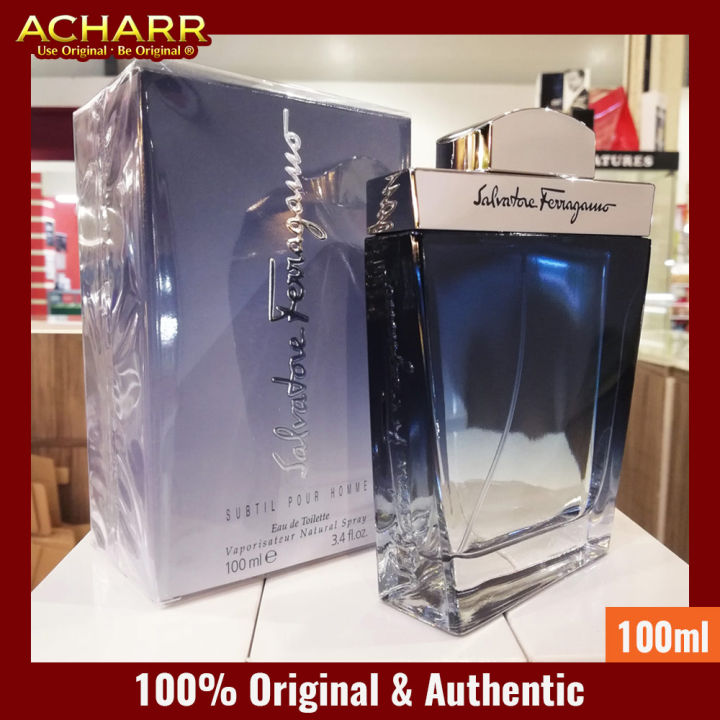 Salvatore Ferragamo Subtil (100ml) [100% Original Perfume EDT For Men by ACHARR] | Lazada Malaysia