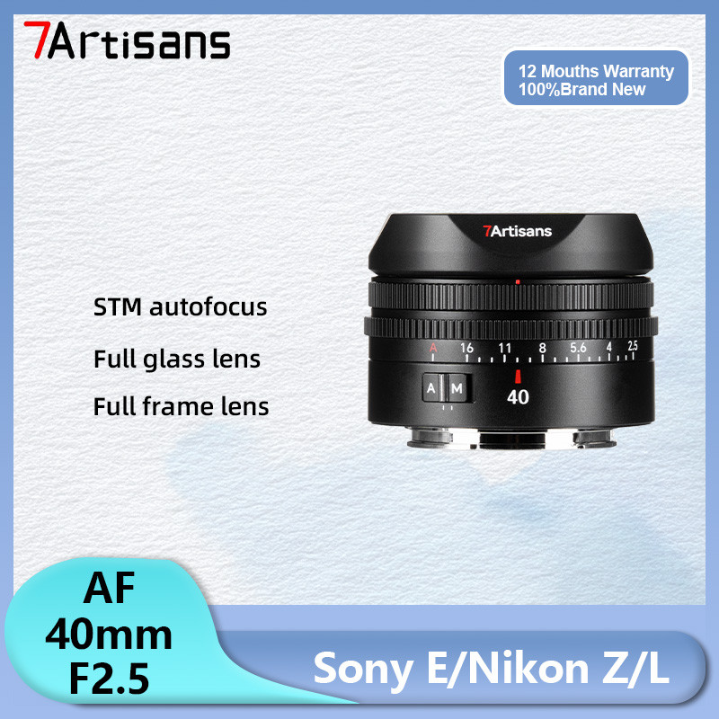 7Artisans AF 40mm F2.5 Full Frame Lite Series Ống kính lấy nét tự động cho máy ảnh Sony E Nikon Z L Mount A7M2 Z5 A7C2 z6 SL2 Z7 ZF | Shopee Việt Nam