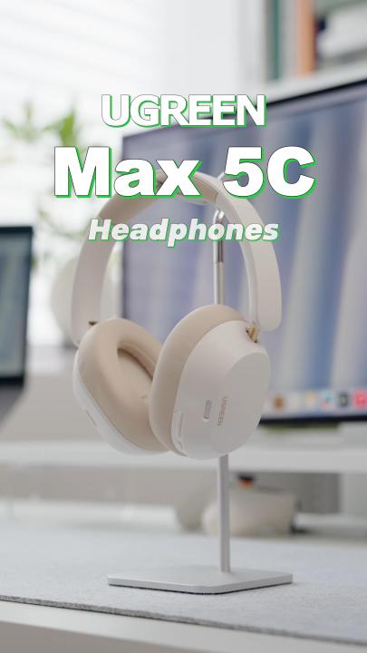 Tai nghe chụp tai không dây UGREEN Bluetooth gắn trên đầu Hitune Max5C 5.4 không dây Wireless ANC Earphone 38dB Tai nghe thể thao có Mic khử tiếng ồn for iPhone 15 Pro Max Model:35757 | Lazada Việt Nam
