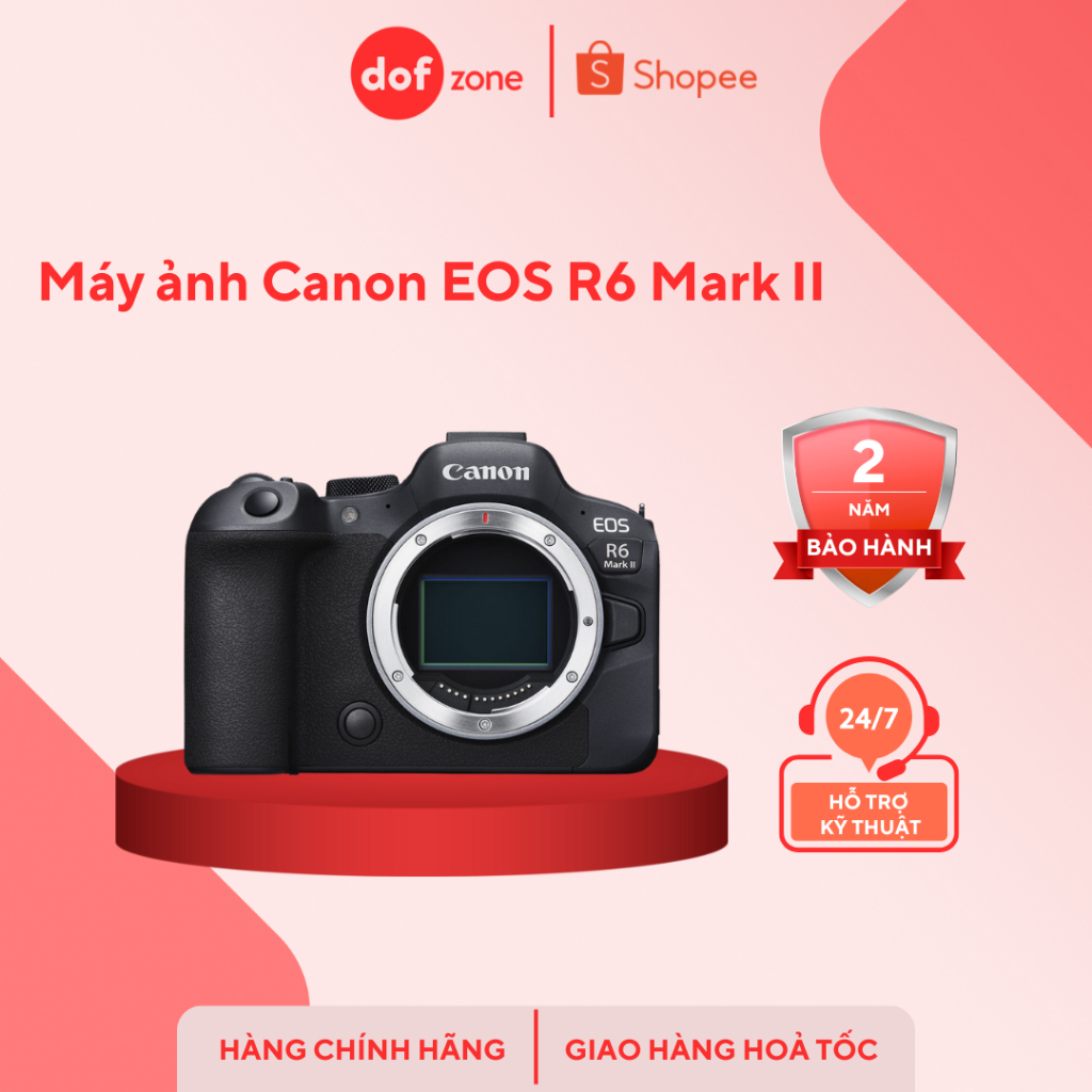 Máy ảnh Canon EOS R6 mark II (Canon R6ii) - Chính hãng BH 24 tháng | Shopee Việt Nam