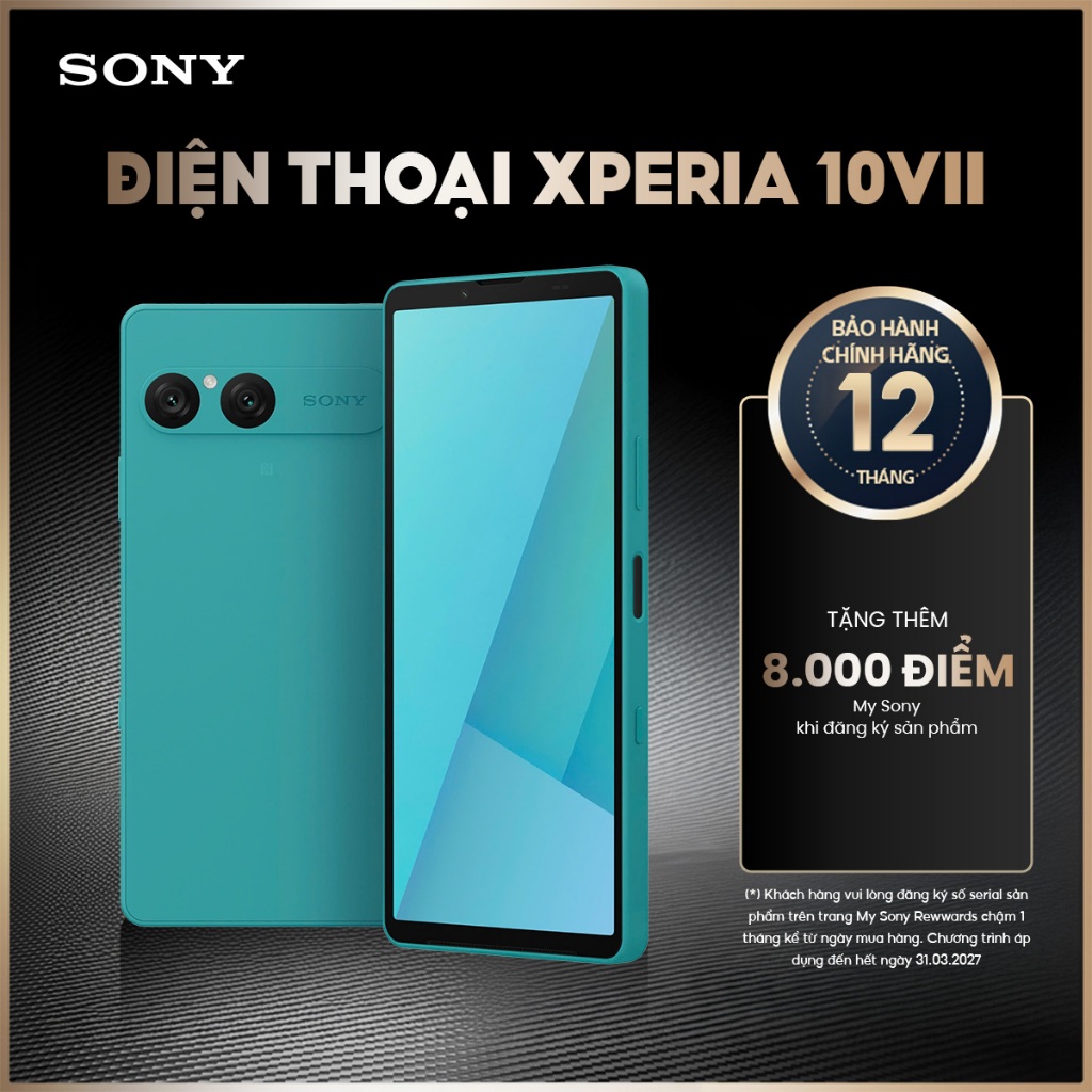 Điện thoại Sony Xperia 10 VII 128GB, Màn hình OLED 6.1" 120Hz, Pin 5000mAh dùng 2 ngày, Camera 50MP | Shopee Việt Nam
