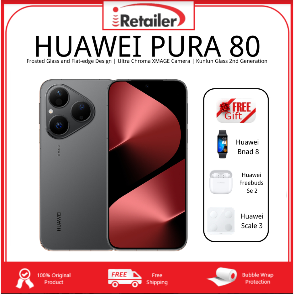 Huawei Pura 80 / Huawei Pura 80 Pro / Pura 80 Ultra | (12+512 | 16+512tb ) - 100% Original Malaysia | Shopee Malaysia