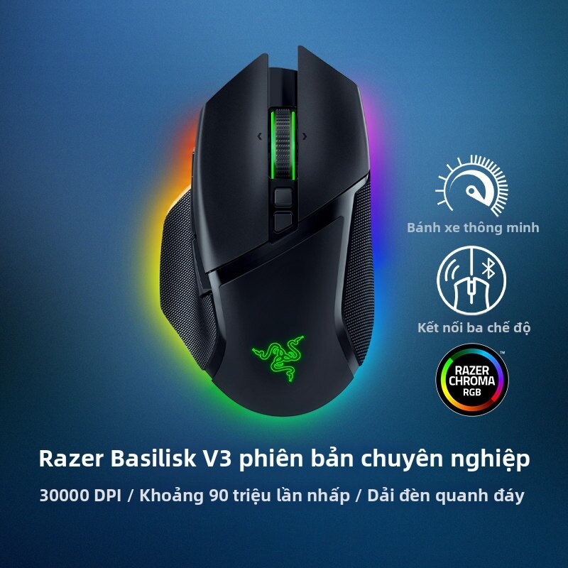 Razer | Chuột Gaming Basilisk Series (V3 X Hyperspeed) - Vũ Khí Công Thái Học Cho Game Thủ FPS