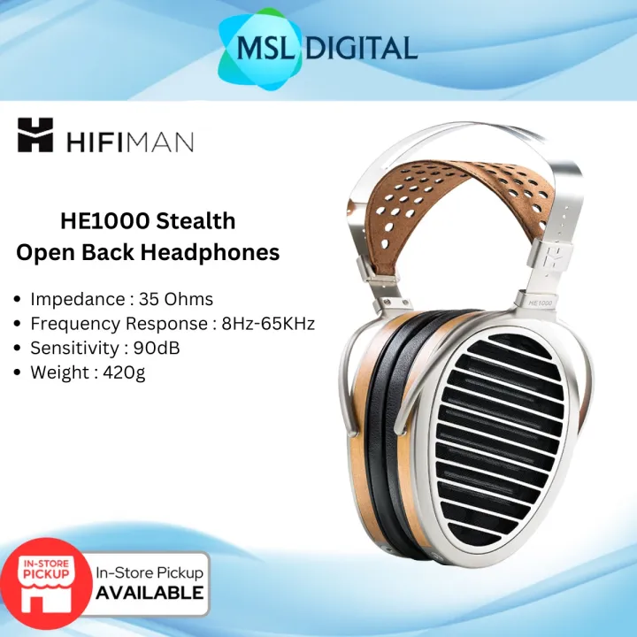 Hifiman HE1000 Stealth Open Back Headphones (with Upgraded Earpads) Magnet Planar Over-Ear Headphone | Lazada Malaysia